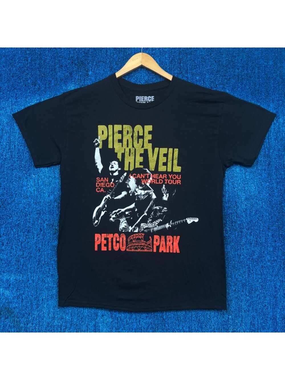 Pierce the Veil "I Can't Hear You World Tour" Graphic T-Shirt Size L